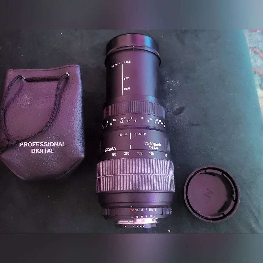 SIGMA DG 70-300mmD 1:4-5.6 , Macro Lens for Nikon , 